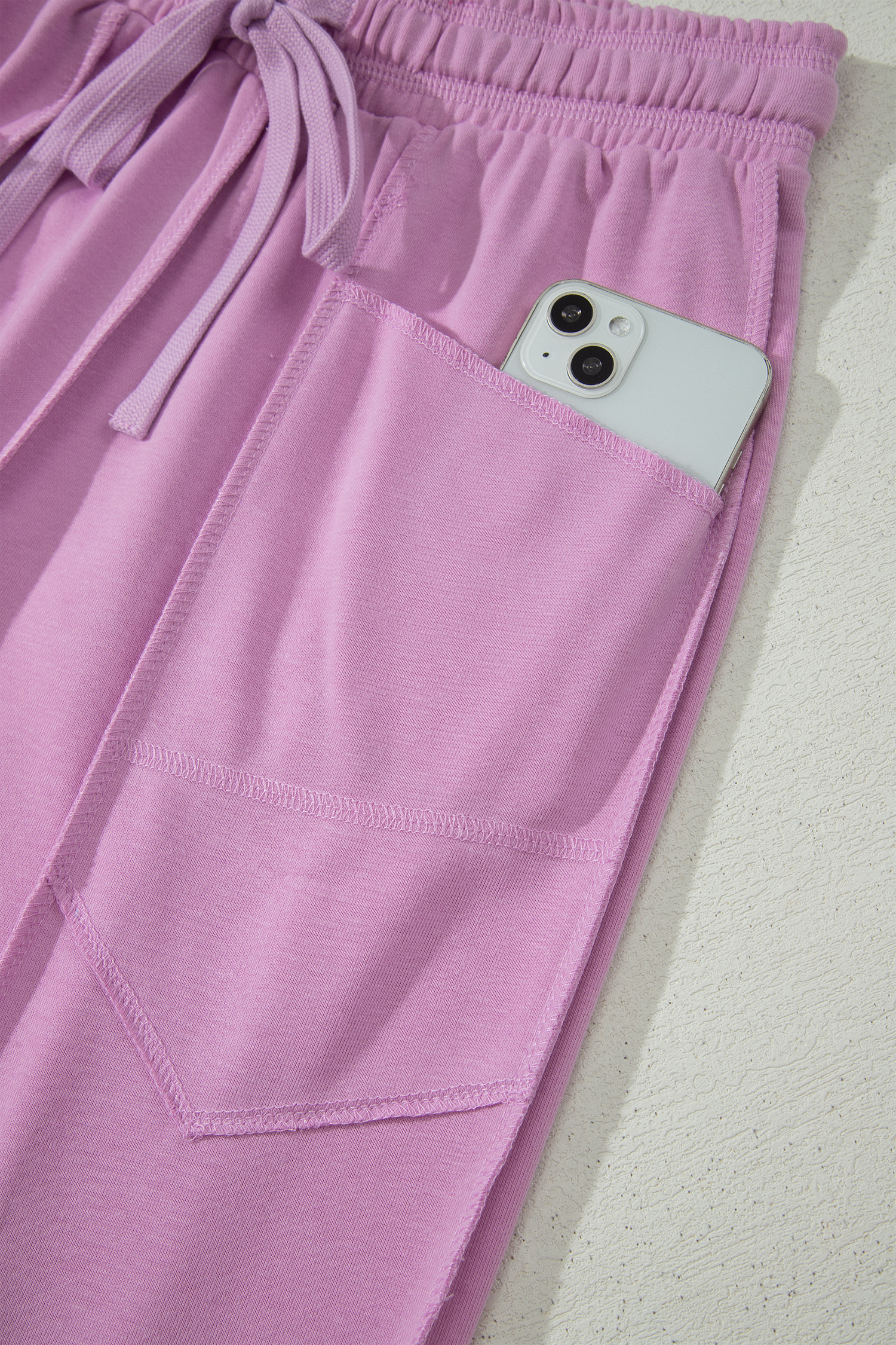 Orchid Bouquet Drop Shoulder Boxy Tee and Barrel Pants Set - Image 18